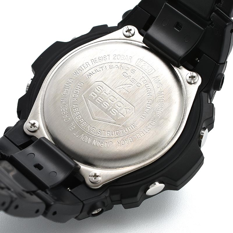 CASIO G-SHOCK AWG-M100SBC-1AJF Black Solar Radio Men's Watch