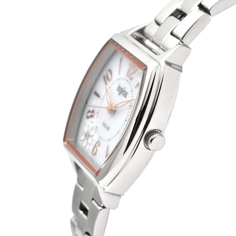 SEIKO ALBA ingenu AHJD437 White Diamond lily Women's Watch