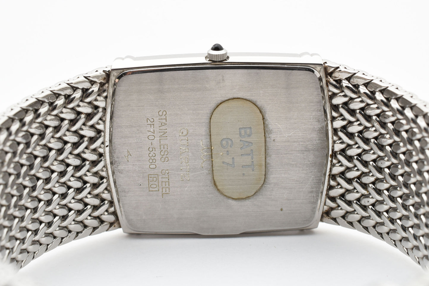 Seiko Credor 2F70-5380 GKKF058 Quartz Silver Band