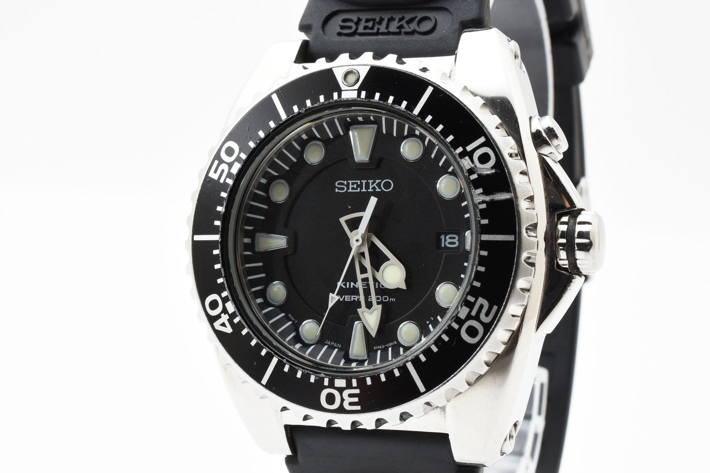 SEIKO 5M62-0BL0 KINETIC Divers SCUBA