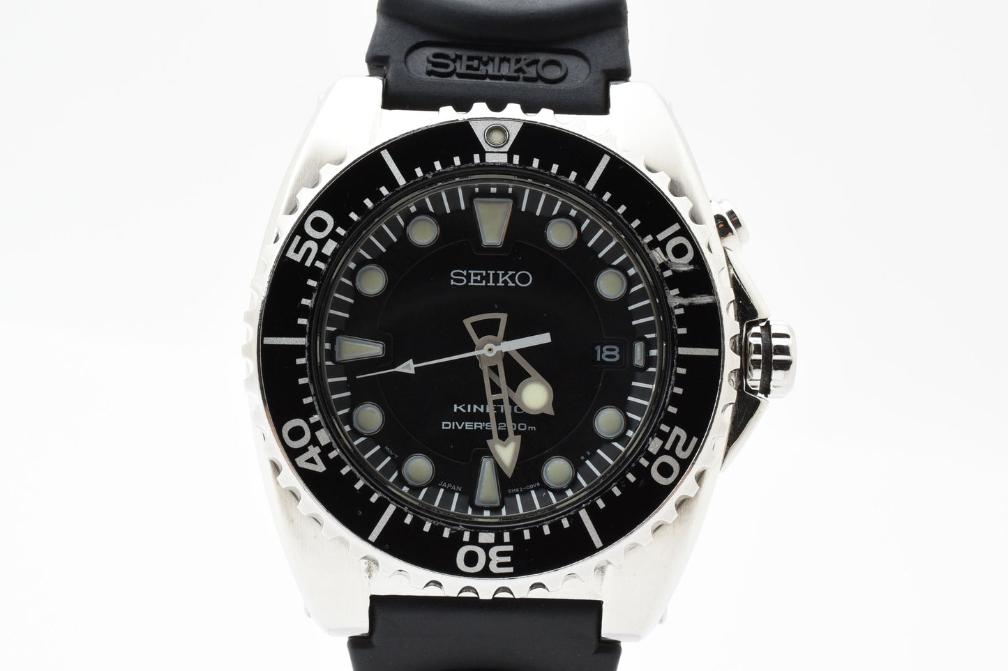 SEIKO 5M62-0BL0 KINETIC Divers SCUBA
