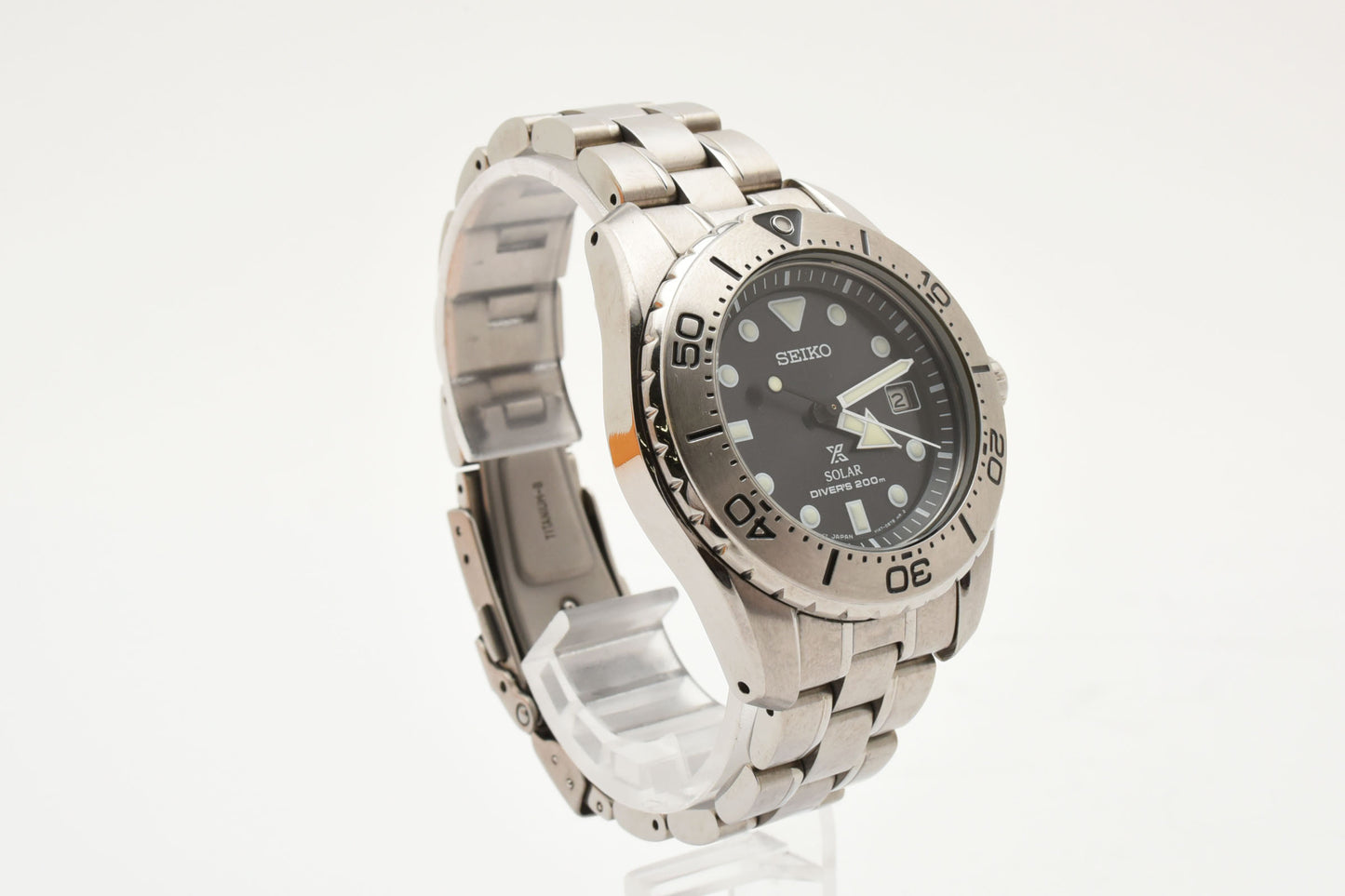 SEIKO Prospex V147-0AW0 Diver Black Dial Solar