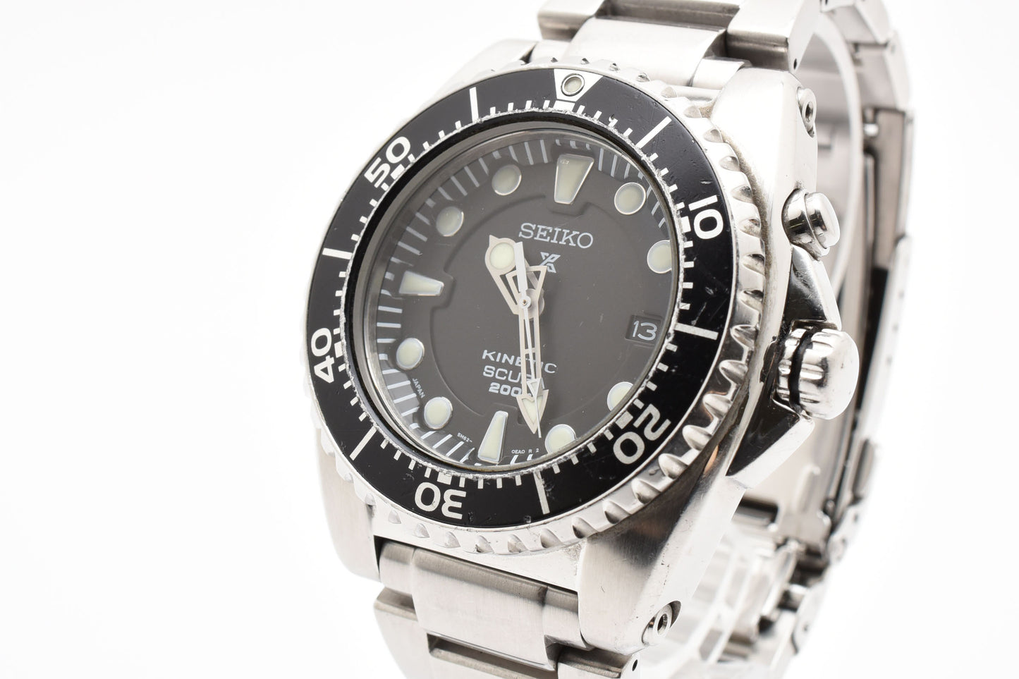 SEIKO 5M62-0BL0 KINETIC Divers SCUBA