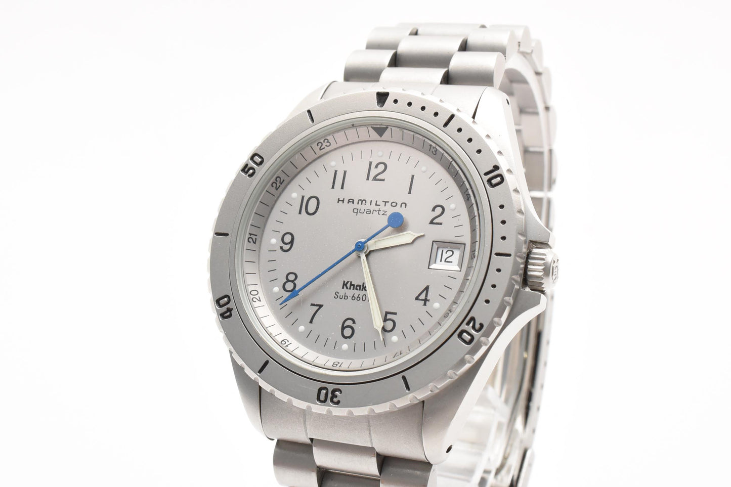 Hamilton Khaki 9745B Silver Dial Quartz
