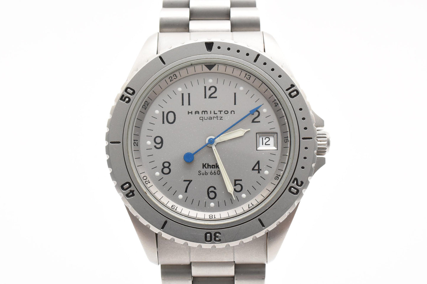 Hamilton Khaki 9745B Silver Dial Quartz