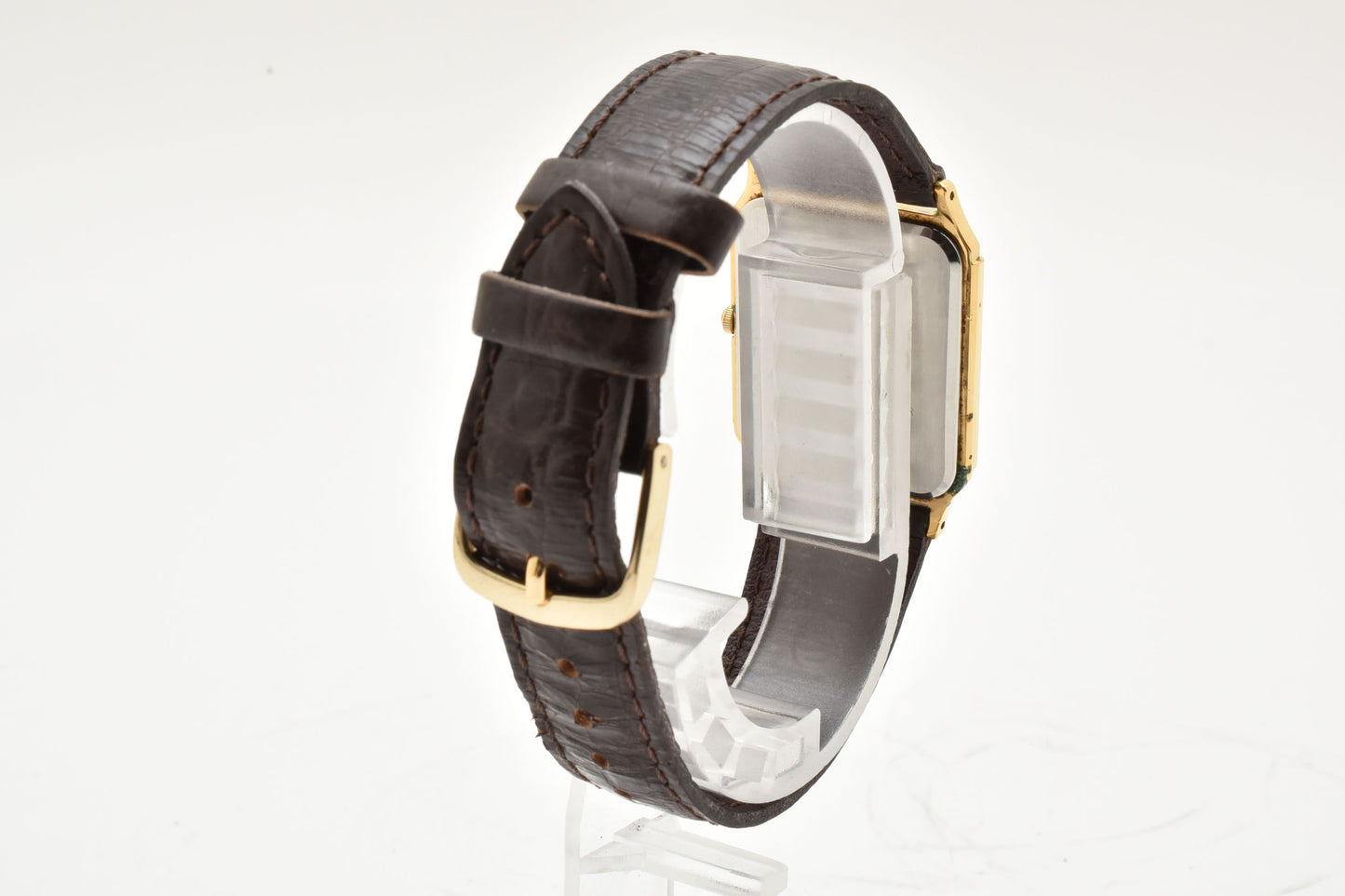 SEIKO Spirit 5E31-5B60 Gold Tank Square Quartz