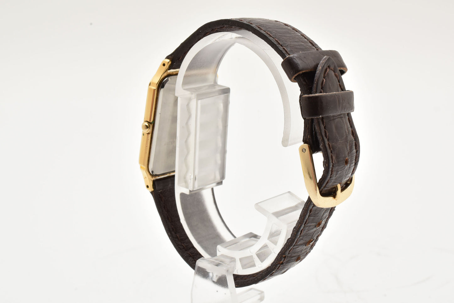 SEIKO Spirit 5E31-5B60 Gold Tank Square Quartz
