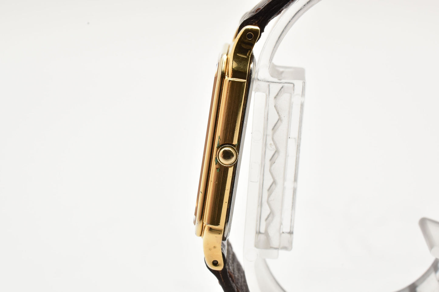 SEIKO Spirit 5E31-5B60 Gold Tank Square Quartz