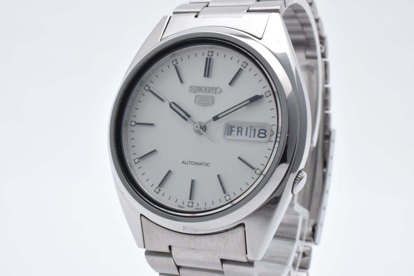 SEIKO 5 7S26-0480 Silver Dial Automatic
