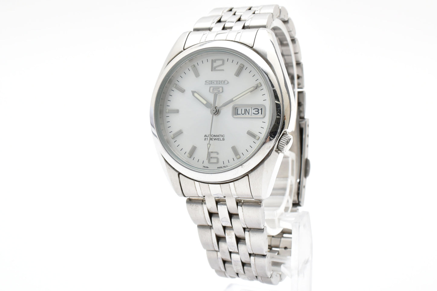 SEIKO 5 7S26-01V0 Silver Dial Automatic