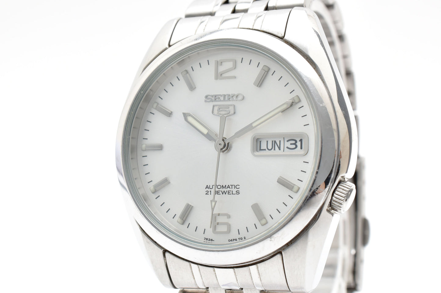 SEIKO 5 7S26-01V0 Silver Dial Automatic