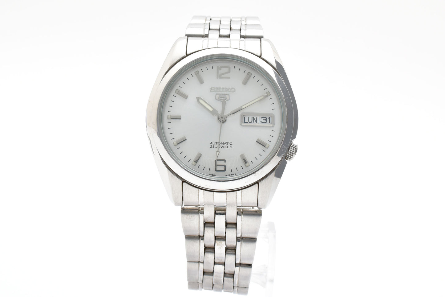 SEIKO 5 7S26-01V0 Silver Dial Automatic