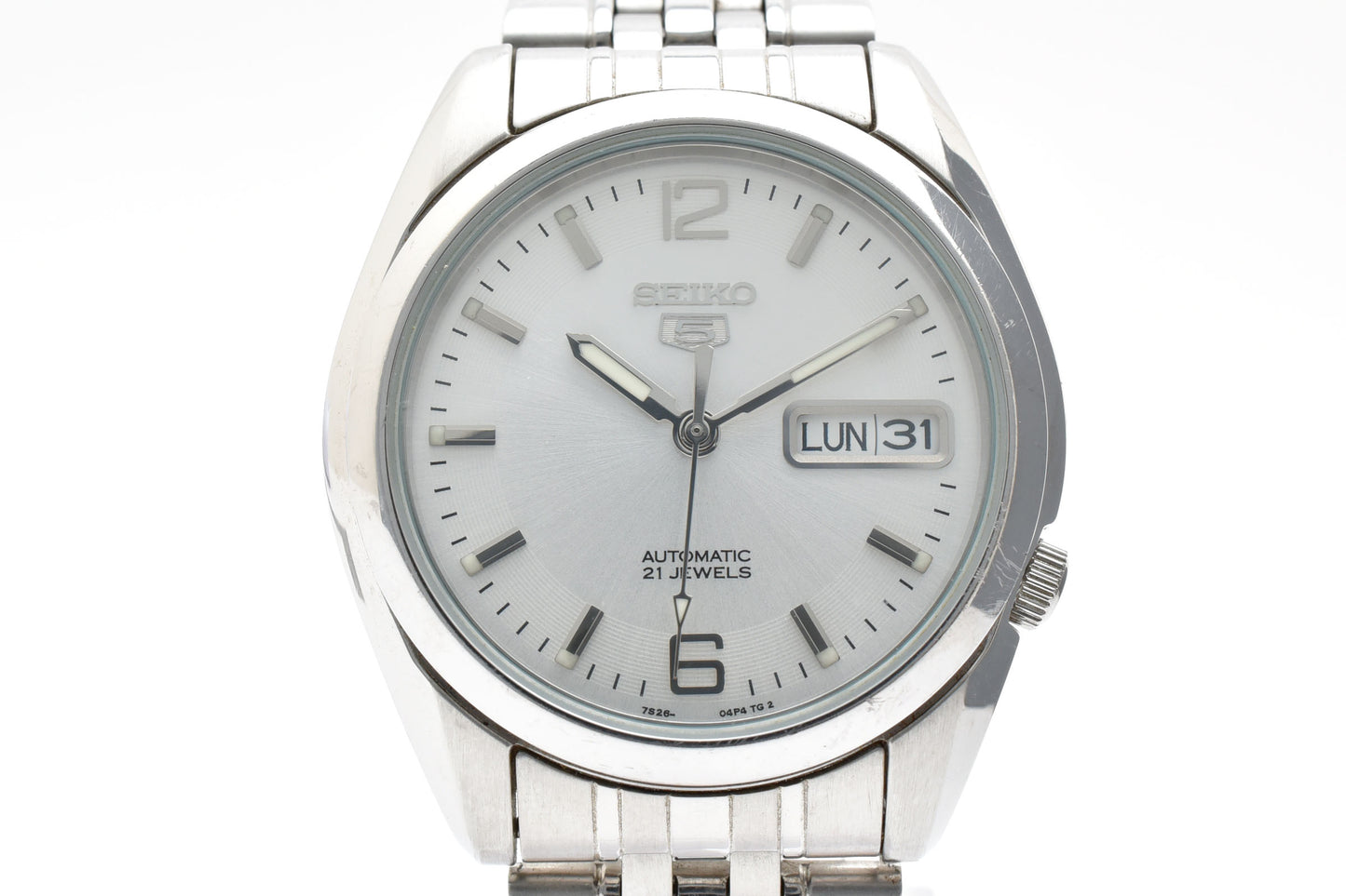 SEIKO 5 7S26-01V0 Silver Dial Automatic