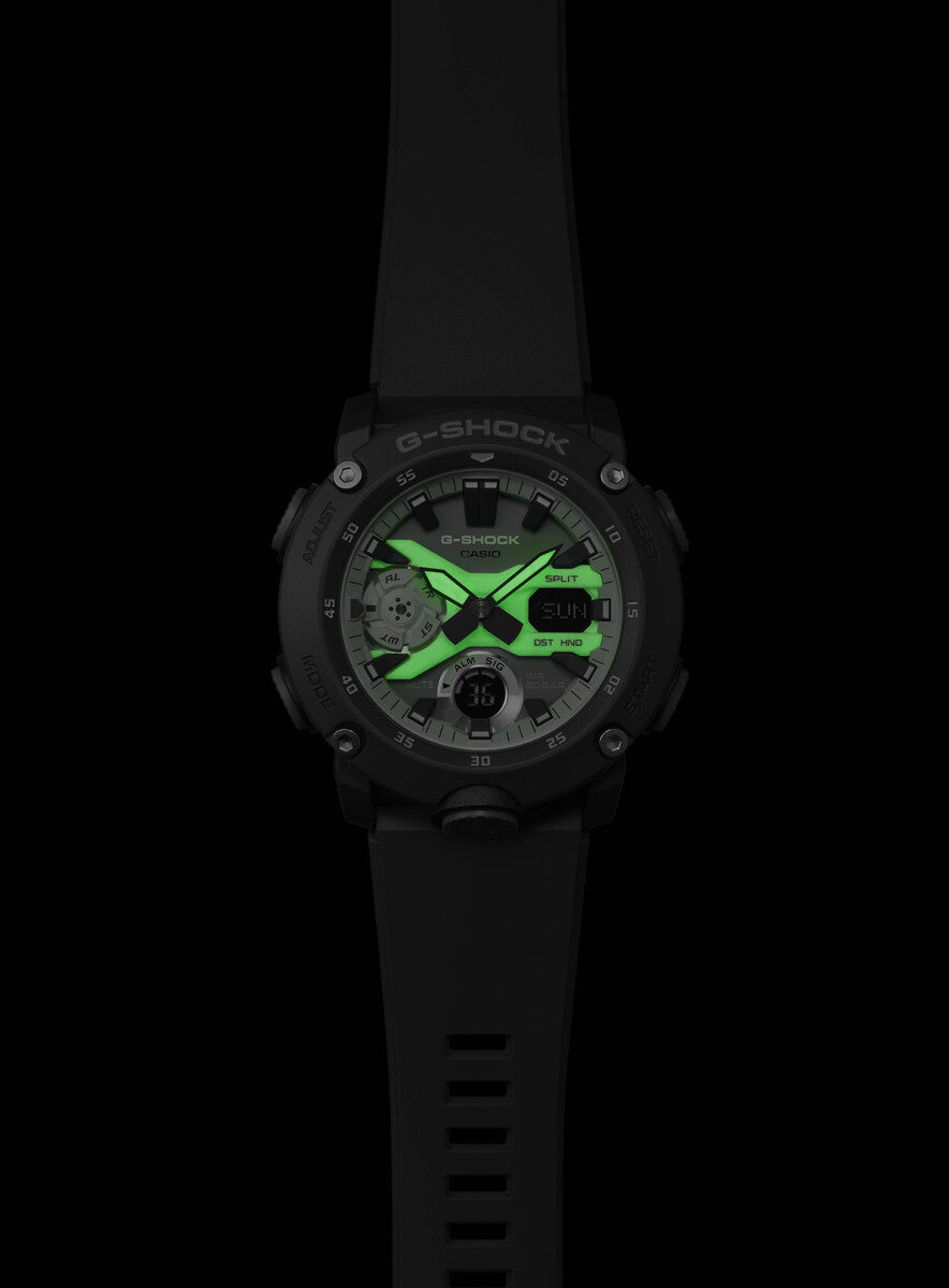 CASIO G-SHOCK GA-2000HD-8AJF Gray Hidden Glow Men's Watch