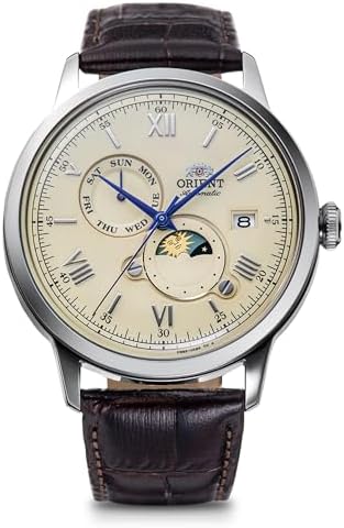 ORIENT SUN & MOON RN-AK0803Y Ivory Automatic Mechanical Men's Watch