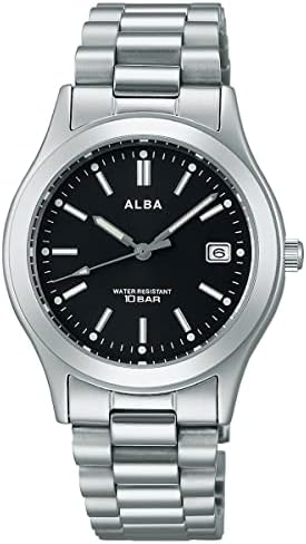 SEIKO ALBA AQGK474 Black Quartz Analog Men's Watch