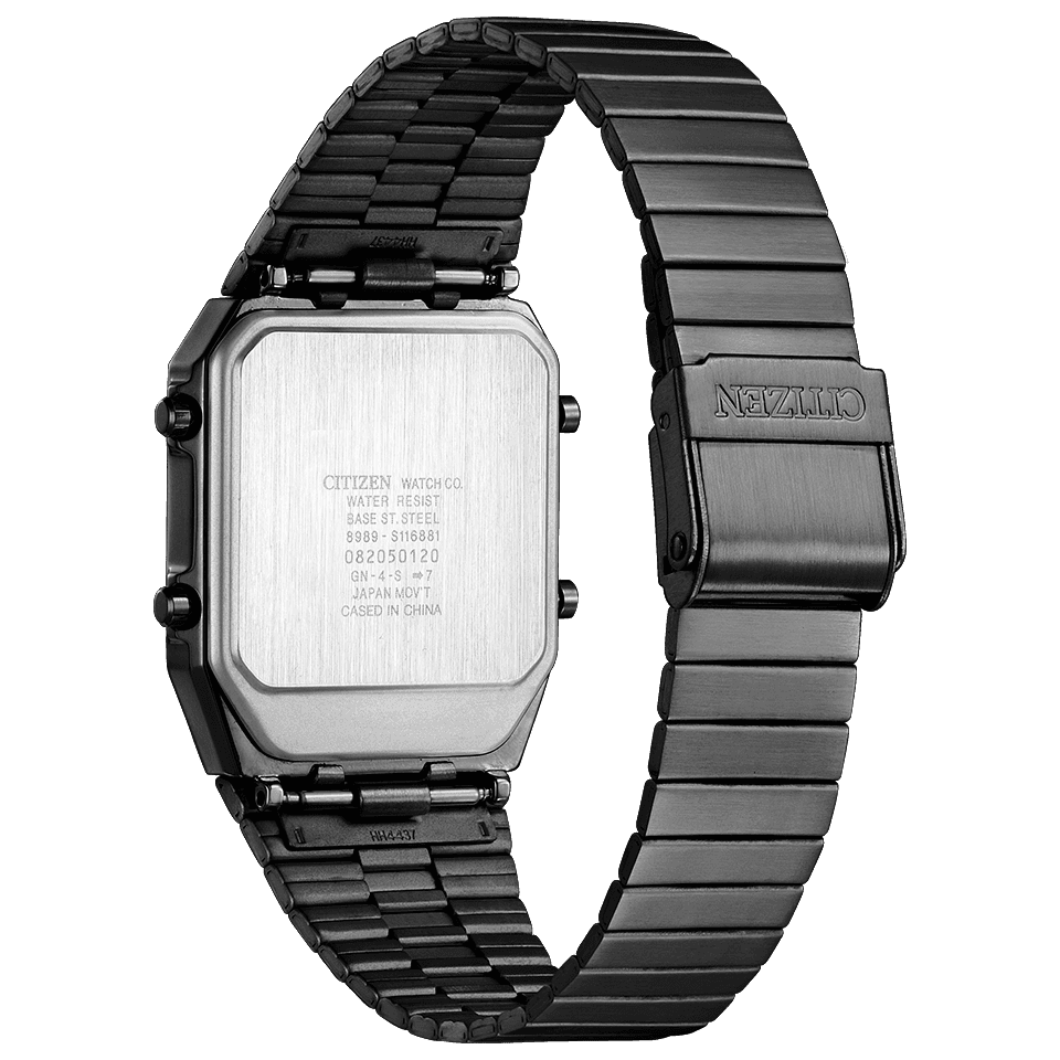 CITIZEN JG2105-93E Black ANA-DIGI TEMP Reproduction Model Men Watch