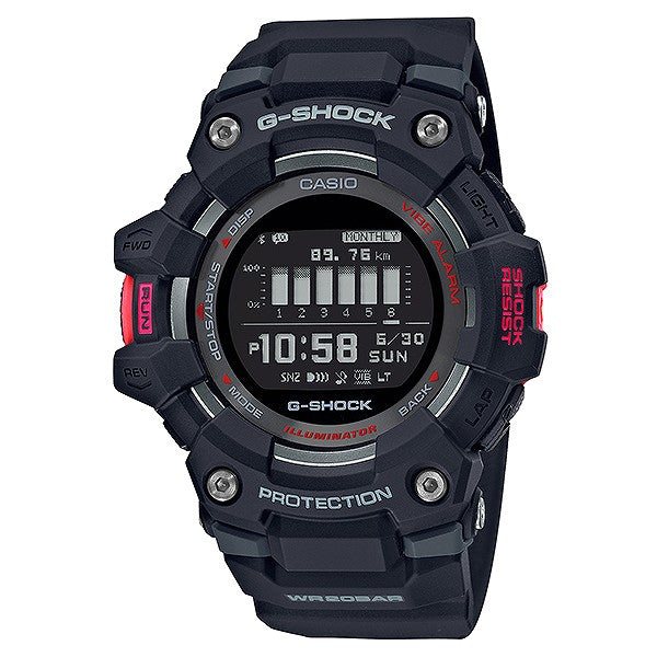 CASIO G-SHOCK G-SQUAD GBD-100-1JF Black Tracker Bluetooth Men's Watch