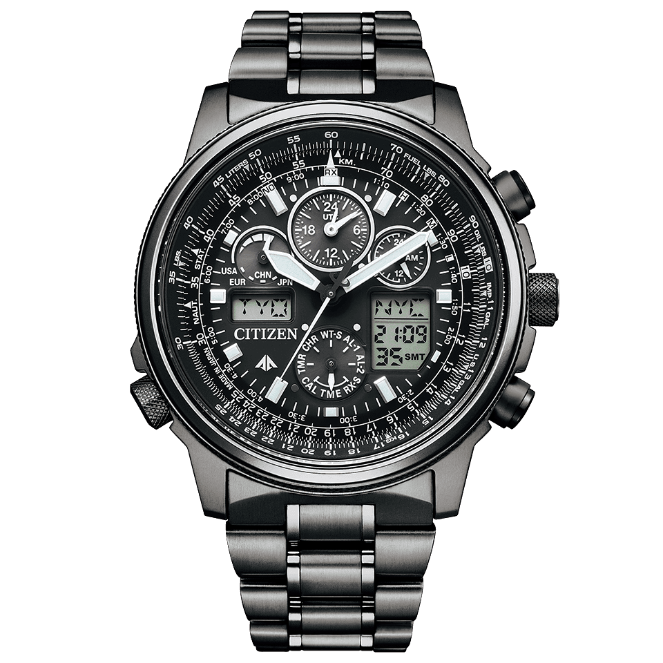 CITIZEN PROMASTER SKY Eco-Drive DLC JY8025-59E Black Men's Watch
