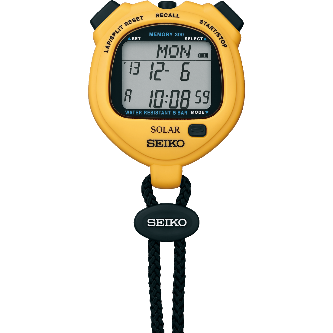 SEIKO SVAJ003 Yellow SOLER STANDARD Stopwatch Watch