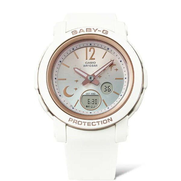 CASIO BABY-G BGA-290DS-7AJF White Moon Stars Women's Watch