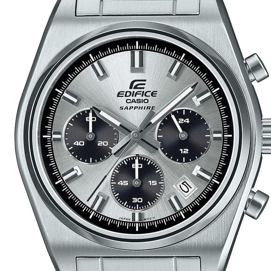 CASIO EDIFICE EFB-730DJ-7AJF Silver Quartz Chronograph Men's Watch