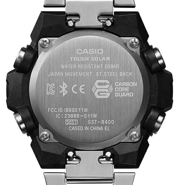 CASIO G-SHOCK G-STEEL GST-B400D-1AJF Black Silver Men's Watch