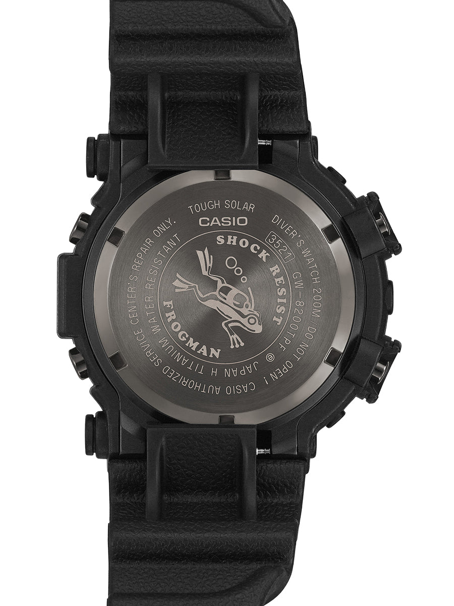 CASIO G-SHOCK GW-8200TPF-1JR MASTER OF G FROGMAN Black Men's Watch