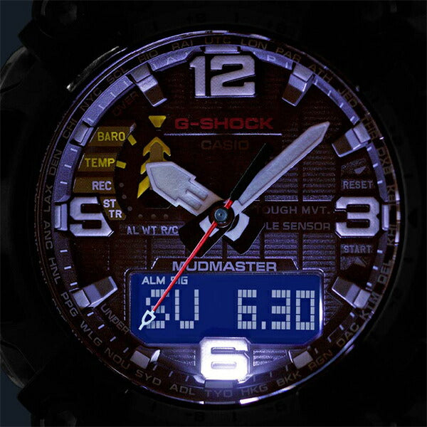 CASIO G-SHOCK GWG-2000-1A3JF Black Red CARBON MUDMASTER Men's Watch