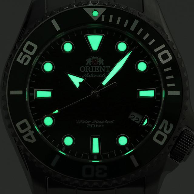 ORIENT SPORTS RN-AC0K02E Green Diver Style 200m Mechanical Mens Watch