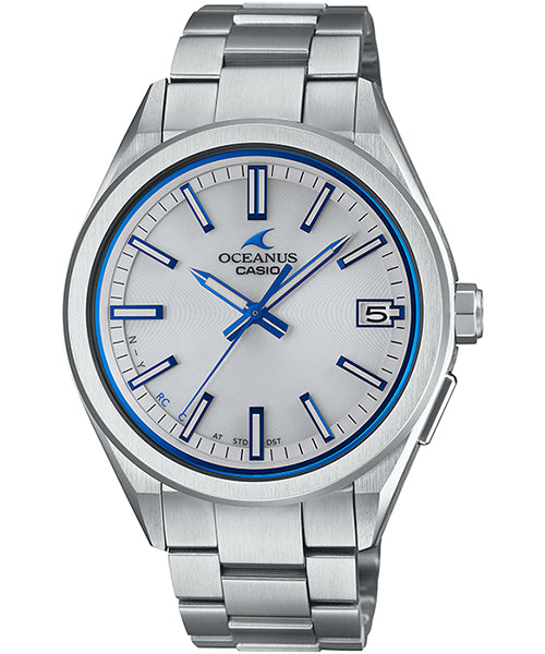CASIO OCEANUS OCW-T200S-7AJF Silver Solar Radio Men's Watch