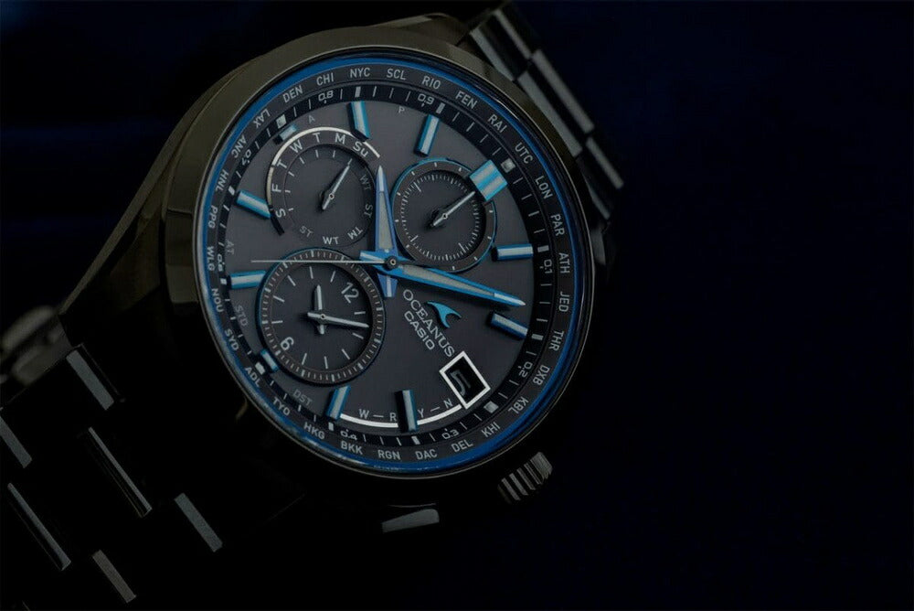 CASIO OCEANUS OCW-T2600B-1AJF Black Solar Radio Titanium Men's Watch product image