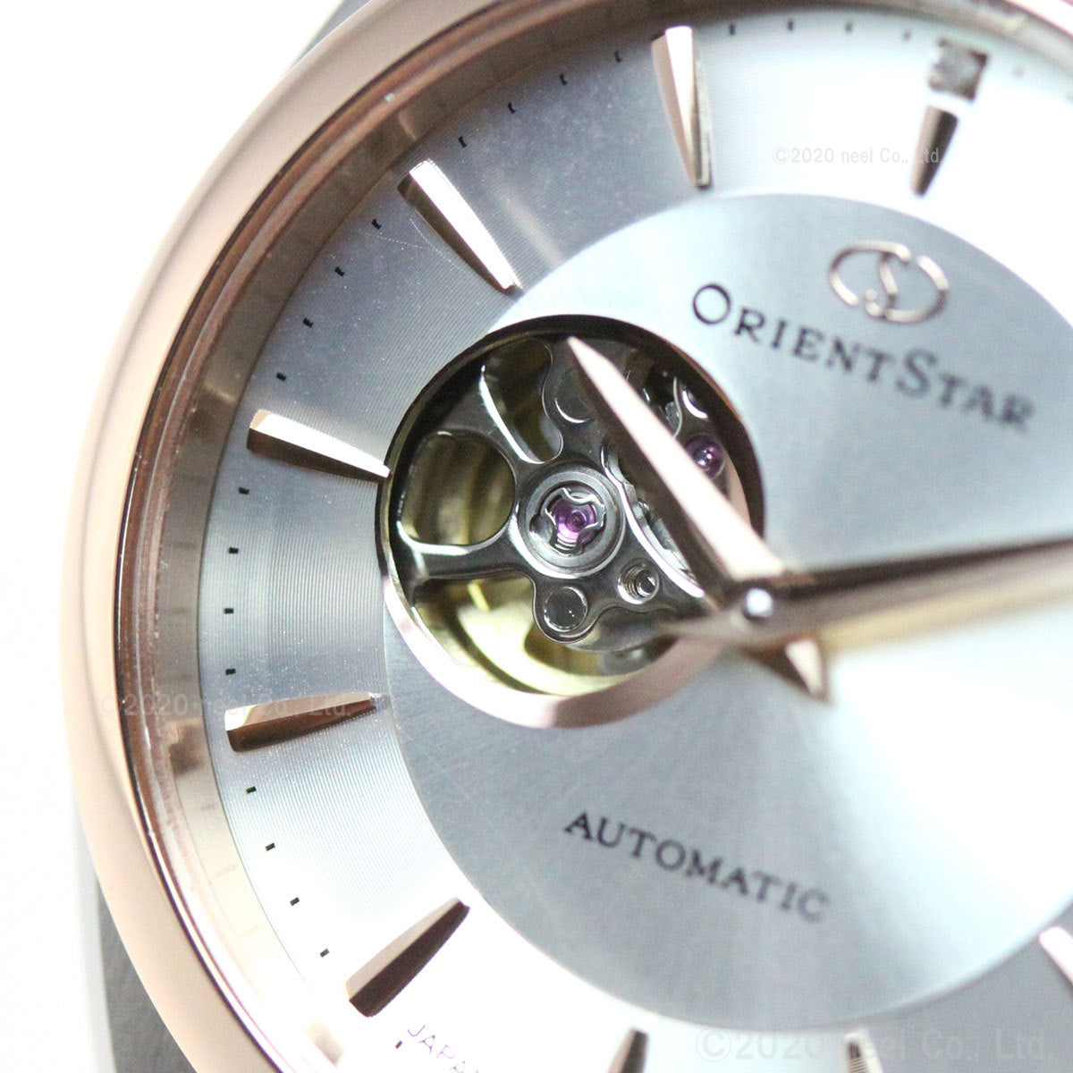 ORIENT Star RK-ND0101S Silver Automatic Semi Skeleton Women's Watch