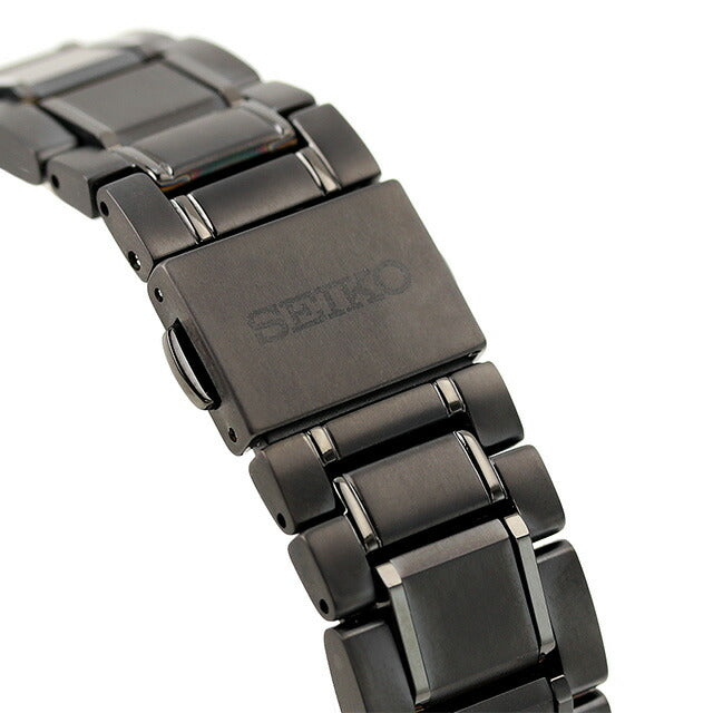SEIKO Selection SBTM343 Black Solar Radio-Controlled Titanium Men's Watch