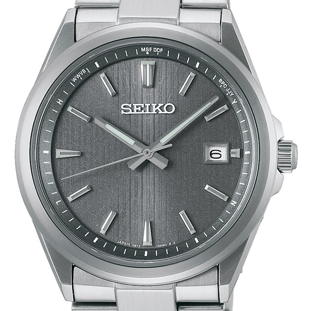 SEIKO Selection SBTM347 Gray Solar Atomic Sapphire Men's Watch