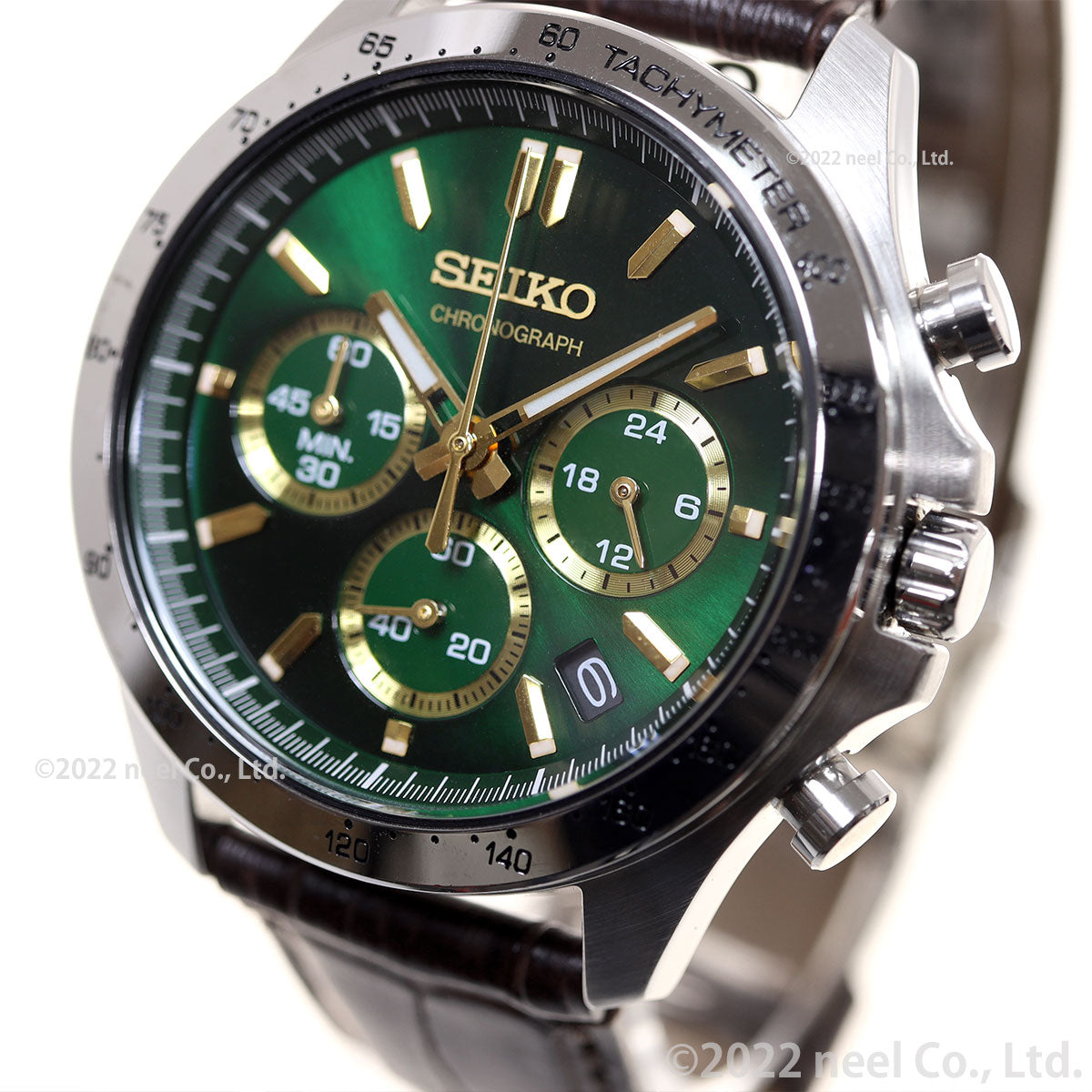 SEIKO Selection Chronograph Green Dial Men's Watch SBTR017