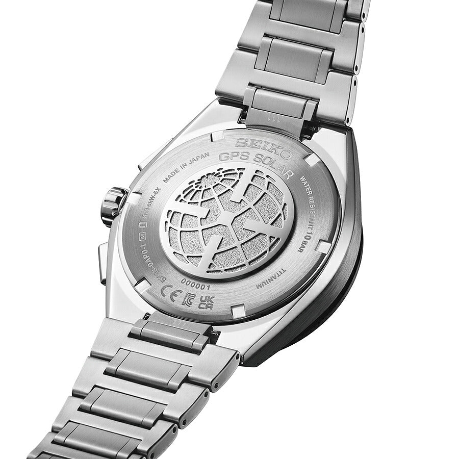 SEIKO ASTRON SBXC175 Blue GPS Solar Titanium Men's Watch