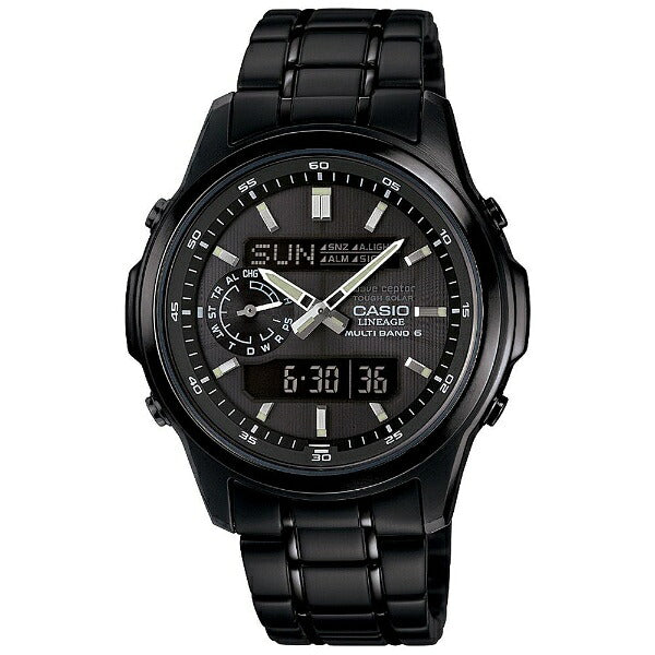 CASIO LINEAGE LCW-M300DB-1AJF Black Solar Atomic Radio Men's Watch