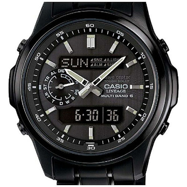 CASIO LINEAGE LCW-M300DB-1AJF Black Solar Atomic Radio Men's Watch