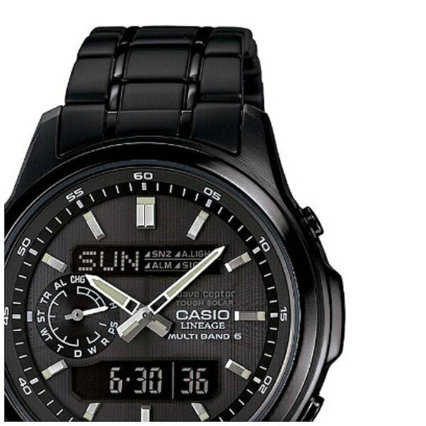 CASIO LINEAGE LCW-M300DB-1AJF Black Solar Atomic Radio Men's Watch