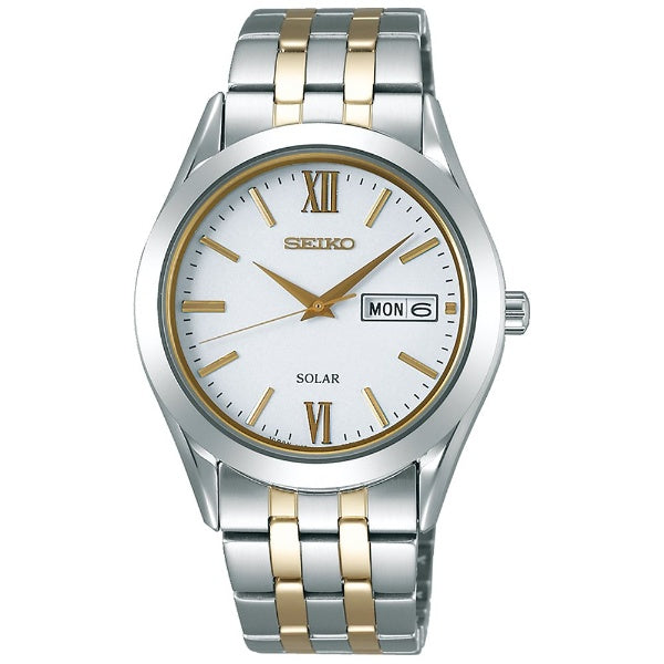 SEIKO SPIRIT SBPX085 White Solar Sapphireglass Men's Watch