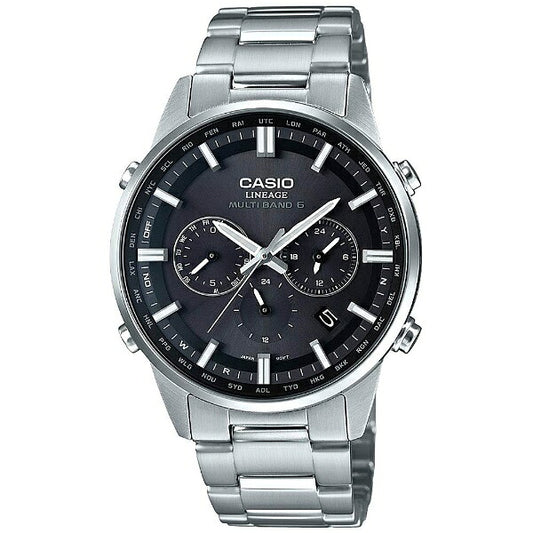 CASIO LINEAGE LIW-M700D-1AJF Black Solar Radio-Controlled Chronograph Men's Watch product image