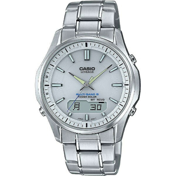 CASIO LINEAGE LCW-M100DE-7AJF White Silver Solar Atomic Men's Watch