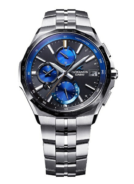 CASIO OCEANUS Manta OCW-S5000E-1AJF Blue Solar Radio Titanium Men's Watch product image