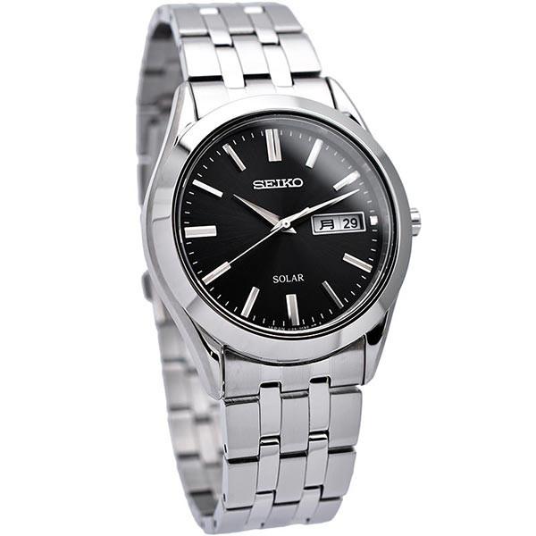 SEIKO Spirit Black Dial Solar Men's Watch SBPX083
