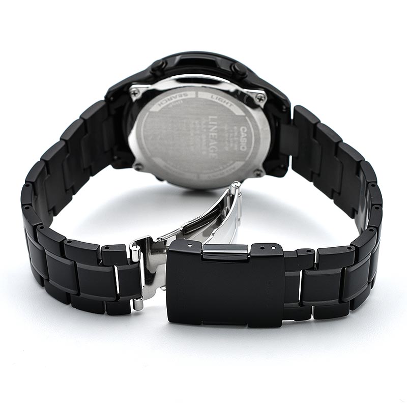 CASIO LINEAGE LCW-M300DB-1AJF Black Solar Atomic Radio Men's Watch