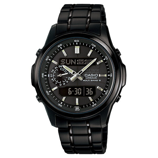 CASIO LINEAGE LCW-M300DB-1AJF Black Solar Atomic Radio Men's Watch