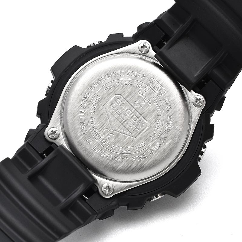 CASIO G-SHOCK AWG-M100S-7AJF White Black Tough Solar Men's Watch