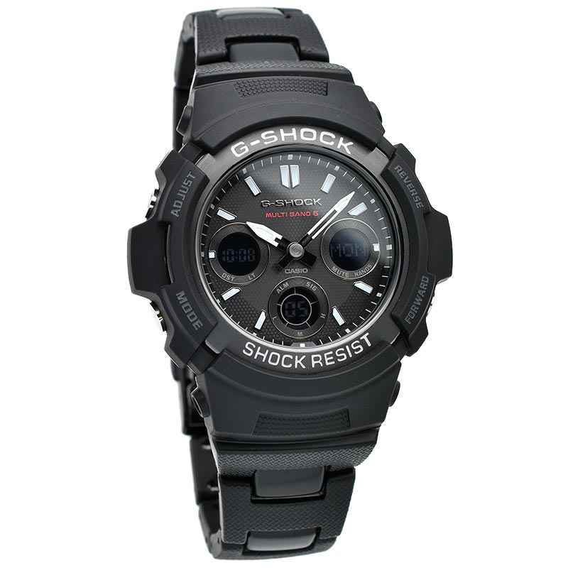 CASIO G-SHOCK AWG-M100SBC-1AJF Black Solar Radio Men's Watch