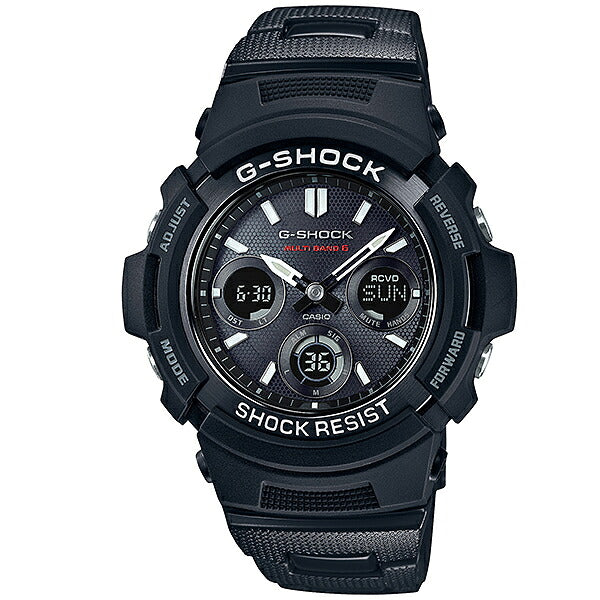 CASIO G-SHOCK AWG-M100SBC-1AJF Black Solar Radio Men's Watch